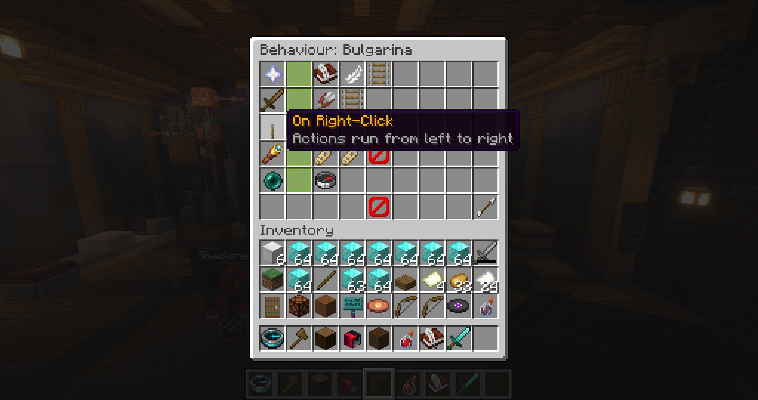 NPC event behaviour editor