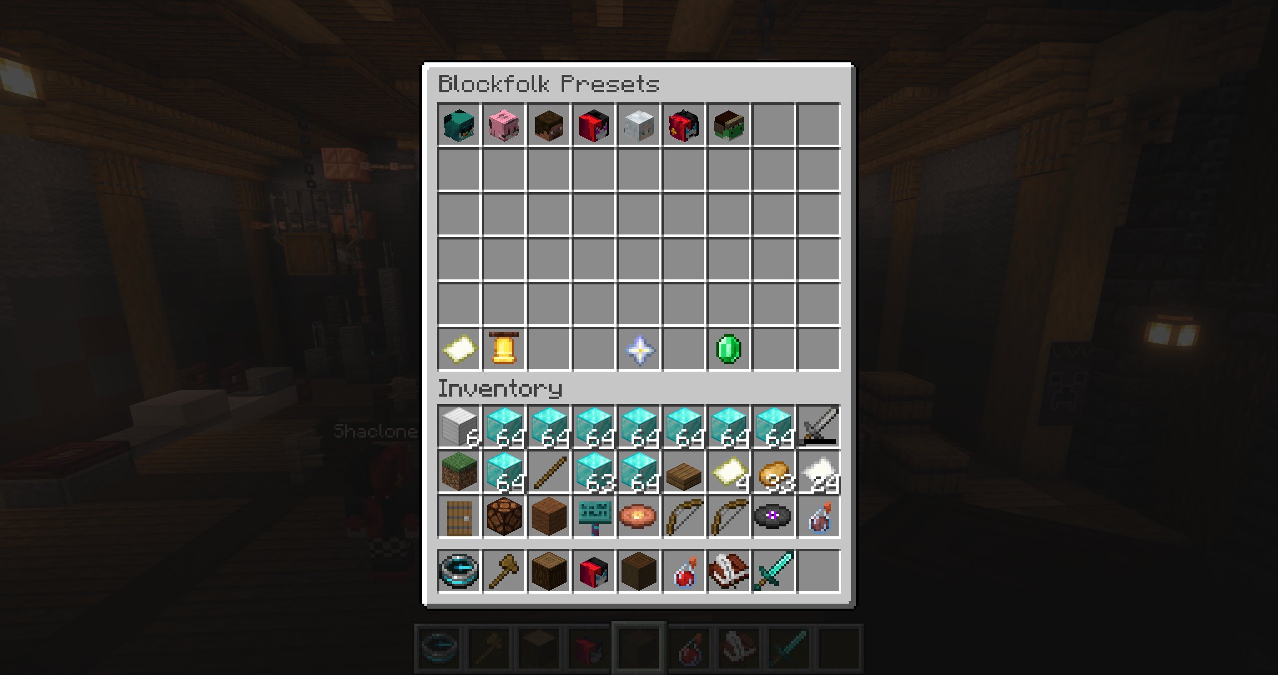 Blockfolk NPC preset overview